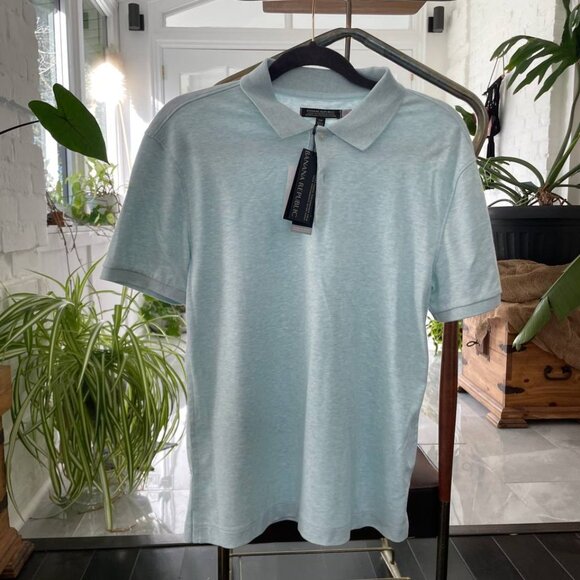 NWT BANANA REPUBLIC POLO/GOLF SHIRT Luxury-Touch Perfomance polo 100% cotton. - Picture 2 of 7